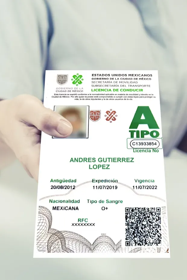 Licencia de conducir tipo A para automovilistas
