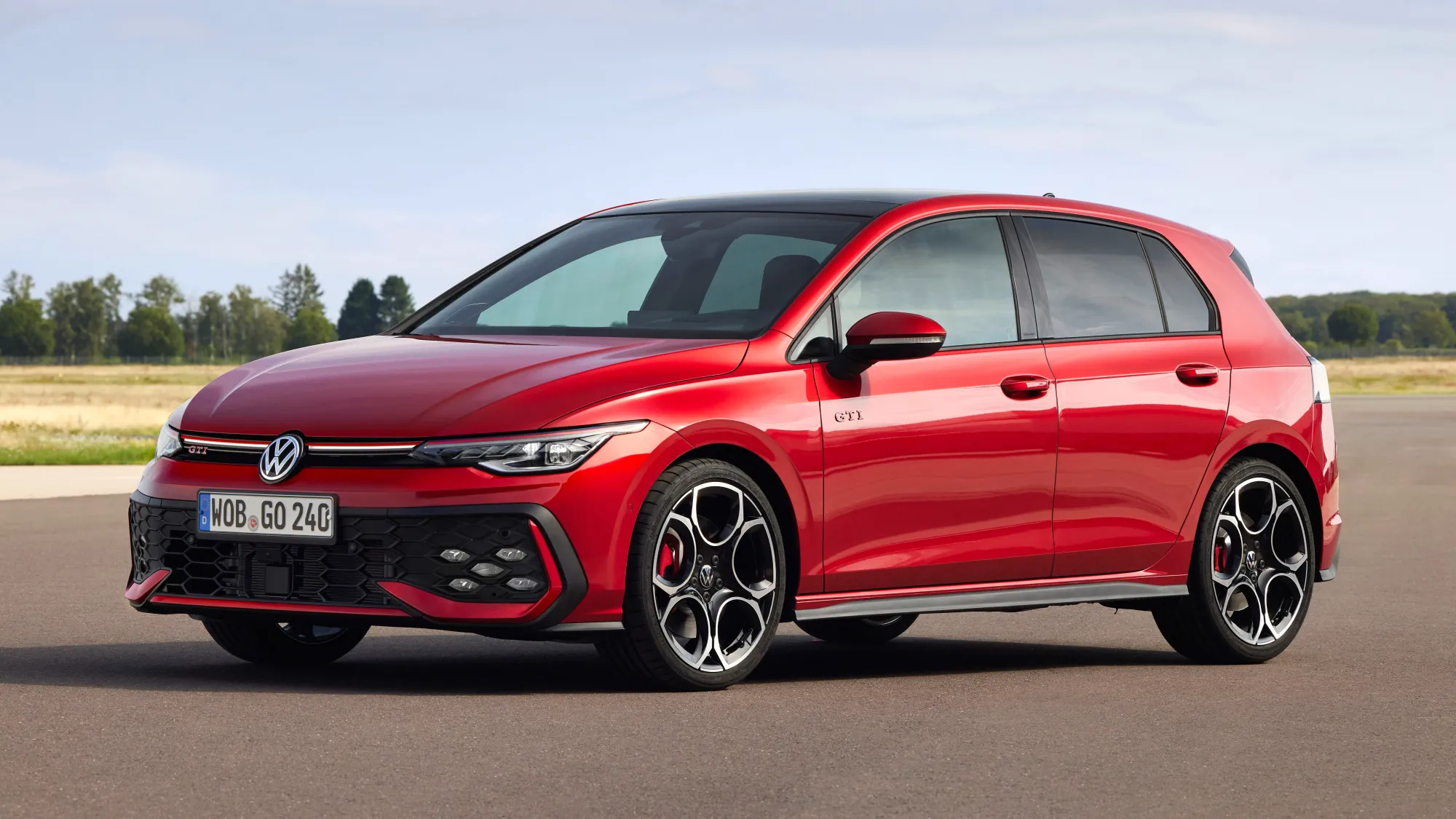 Volkswagen Golf 8.5 GTI 2025 en color rojo