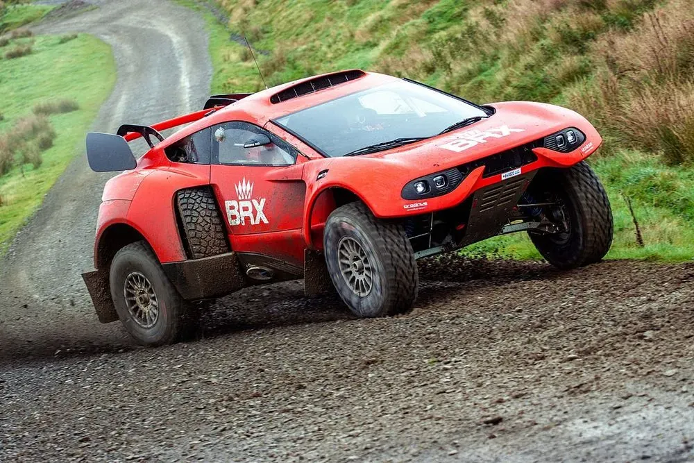 Prodrive BRX en acción durante el Rally Dakar
