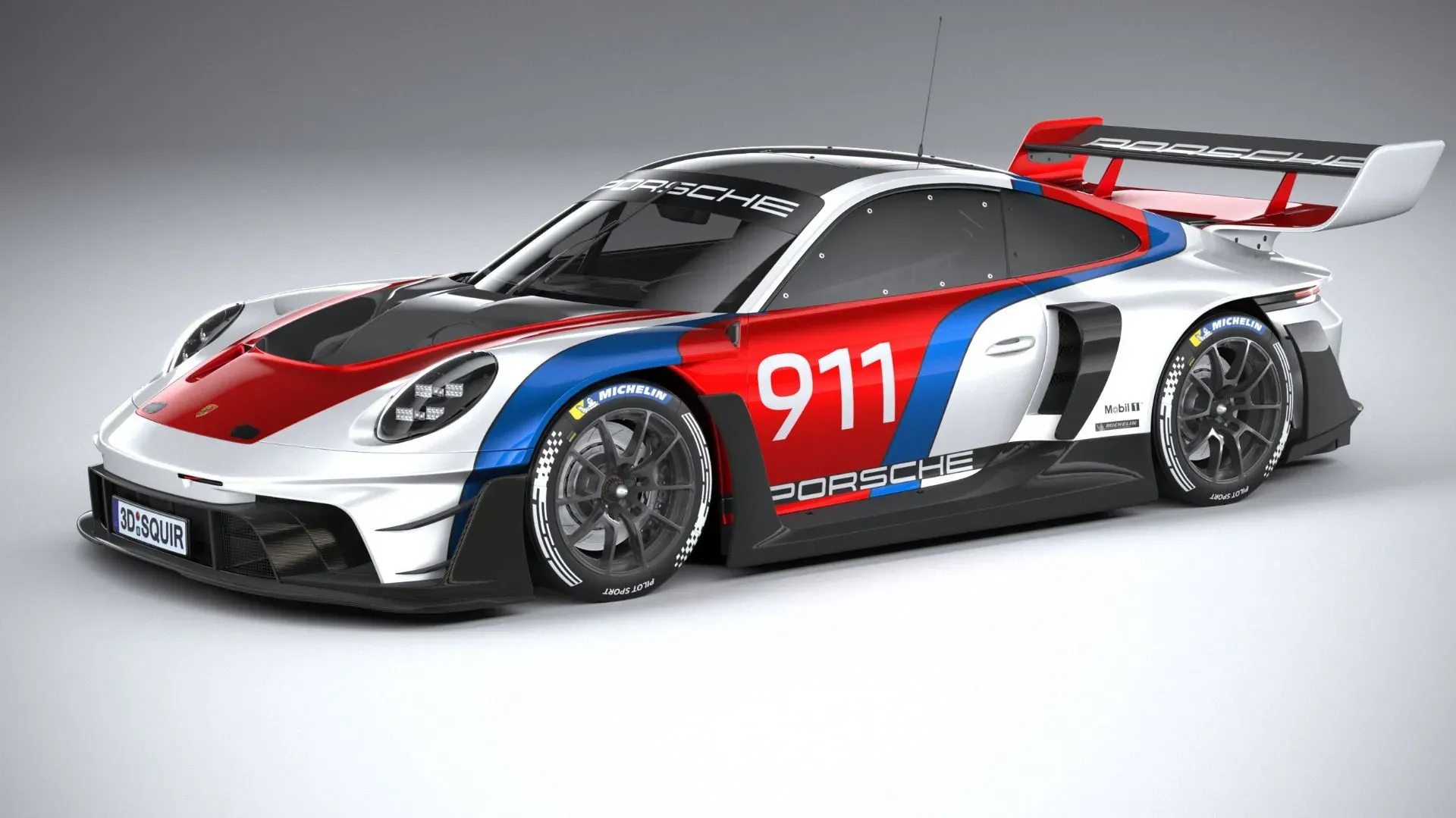 Porsche 911 GT3 R Rennsport frontal en pista