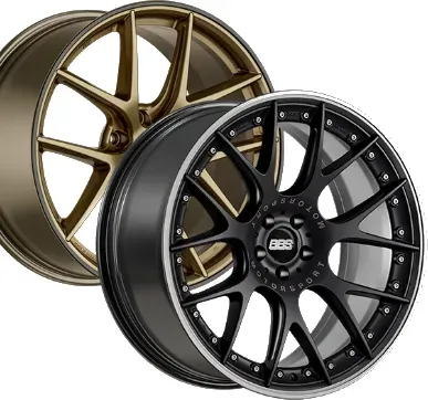 Rines BBS en un auto deportivo