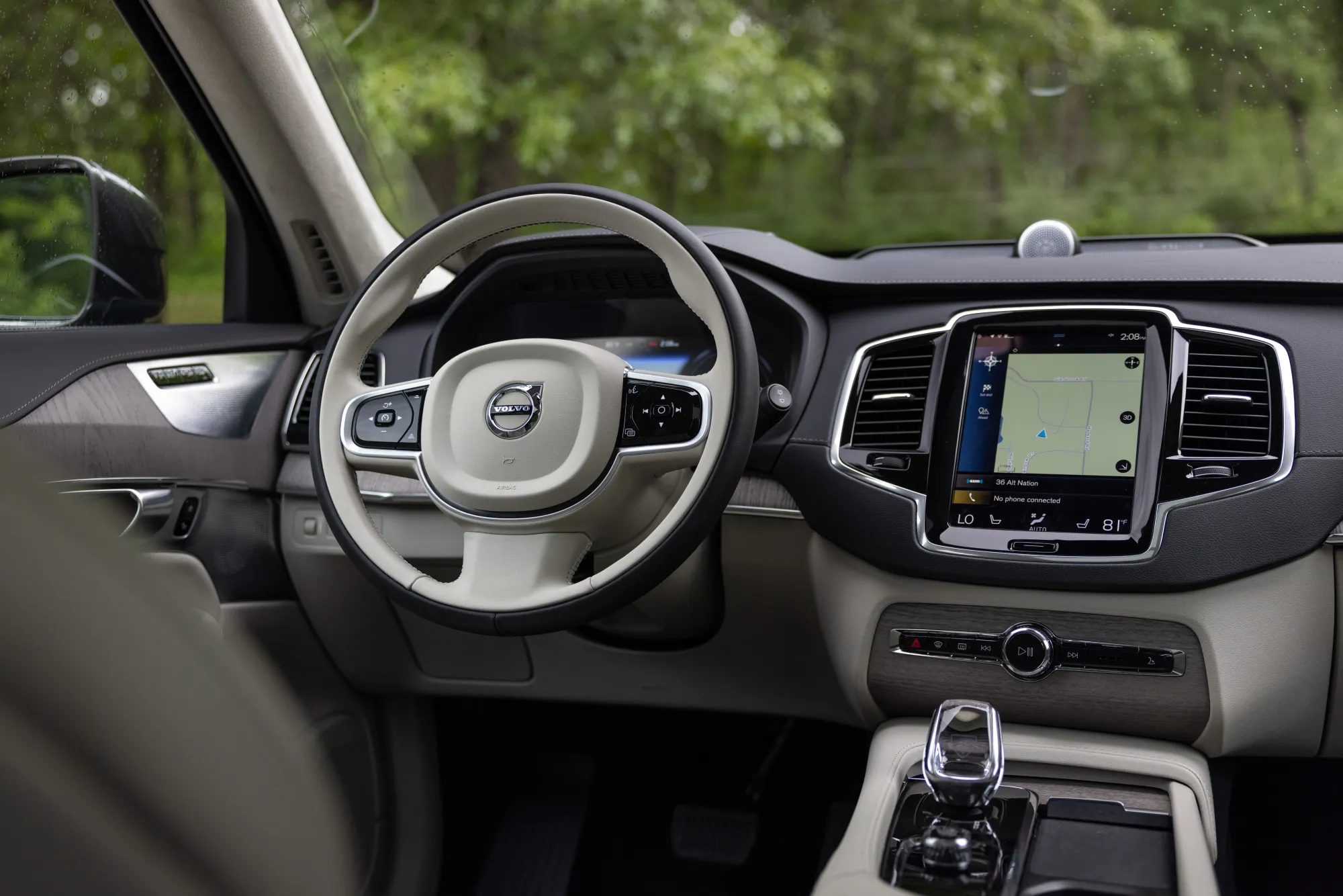 Interior del Volvo XC90 2025