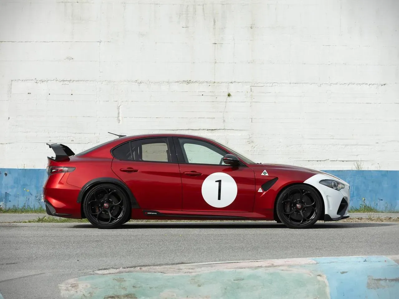 Interior del Alfa Romeo Giulia GTAm