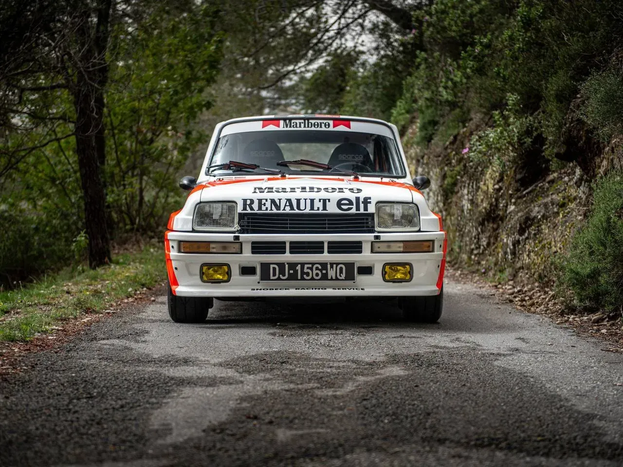 Renault 5 Turbo Group 4 compitiendo en rally