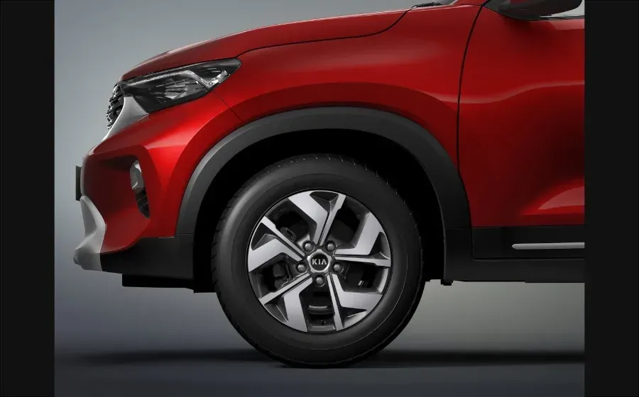 Exterior neumático del kia sonet 2024