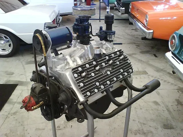 Diagrama o foto detallada del motor Flathead