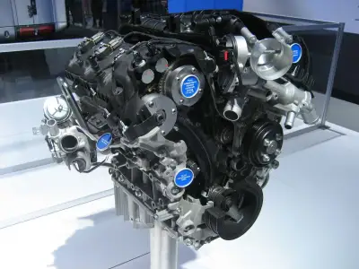 Motor Ford EcoBoost 2.0L turboalimentado, vista técnica