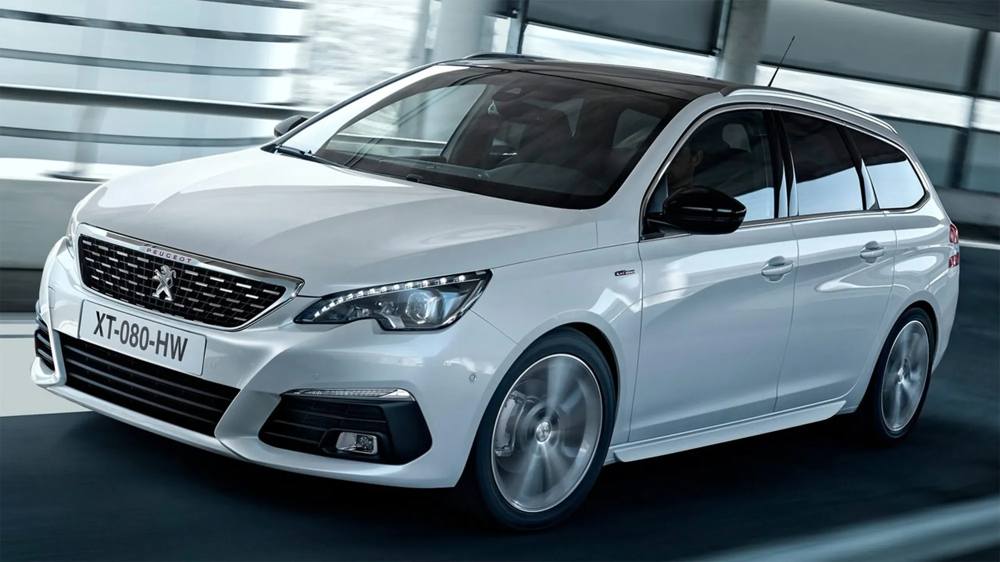 Peugeot 308 SW GT Blanco lateral