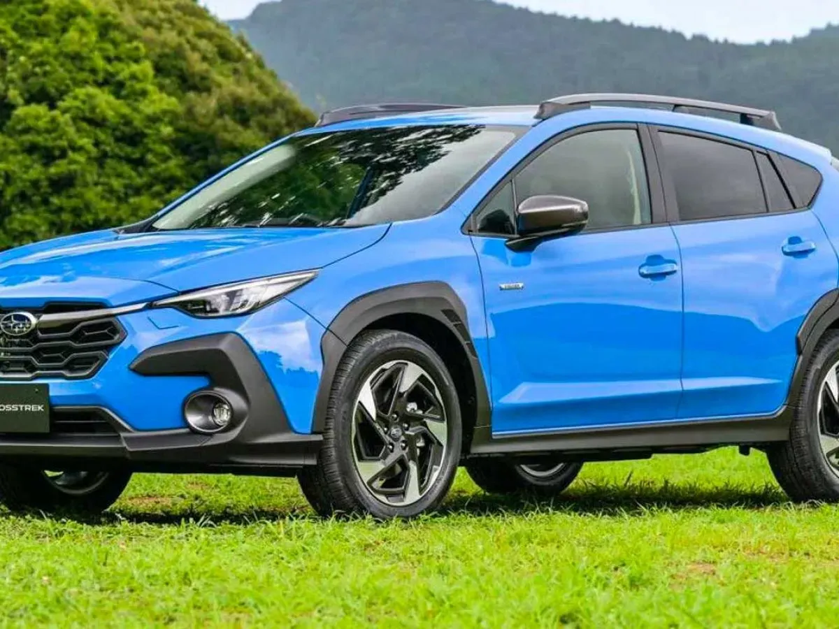 Subaru crosstrek 2024 azul frontal