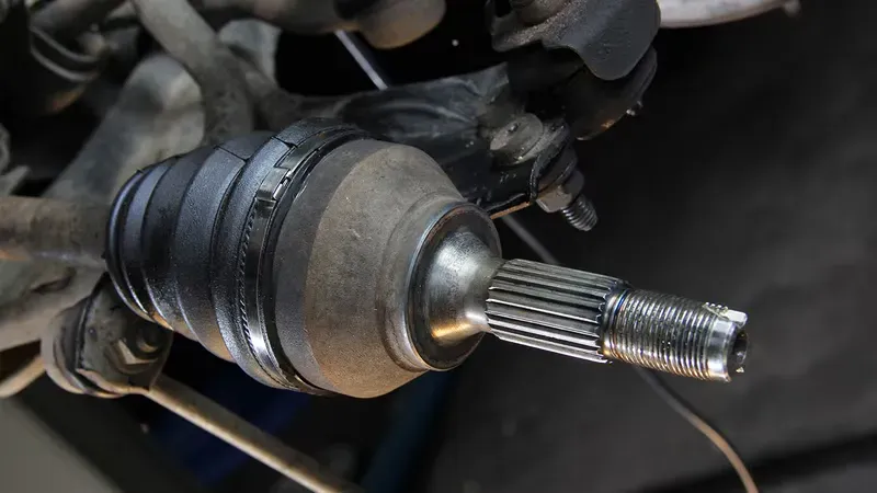 Junta homocinética Rzeppa en corte transversal