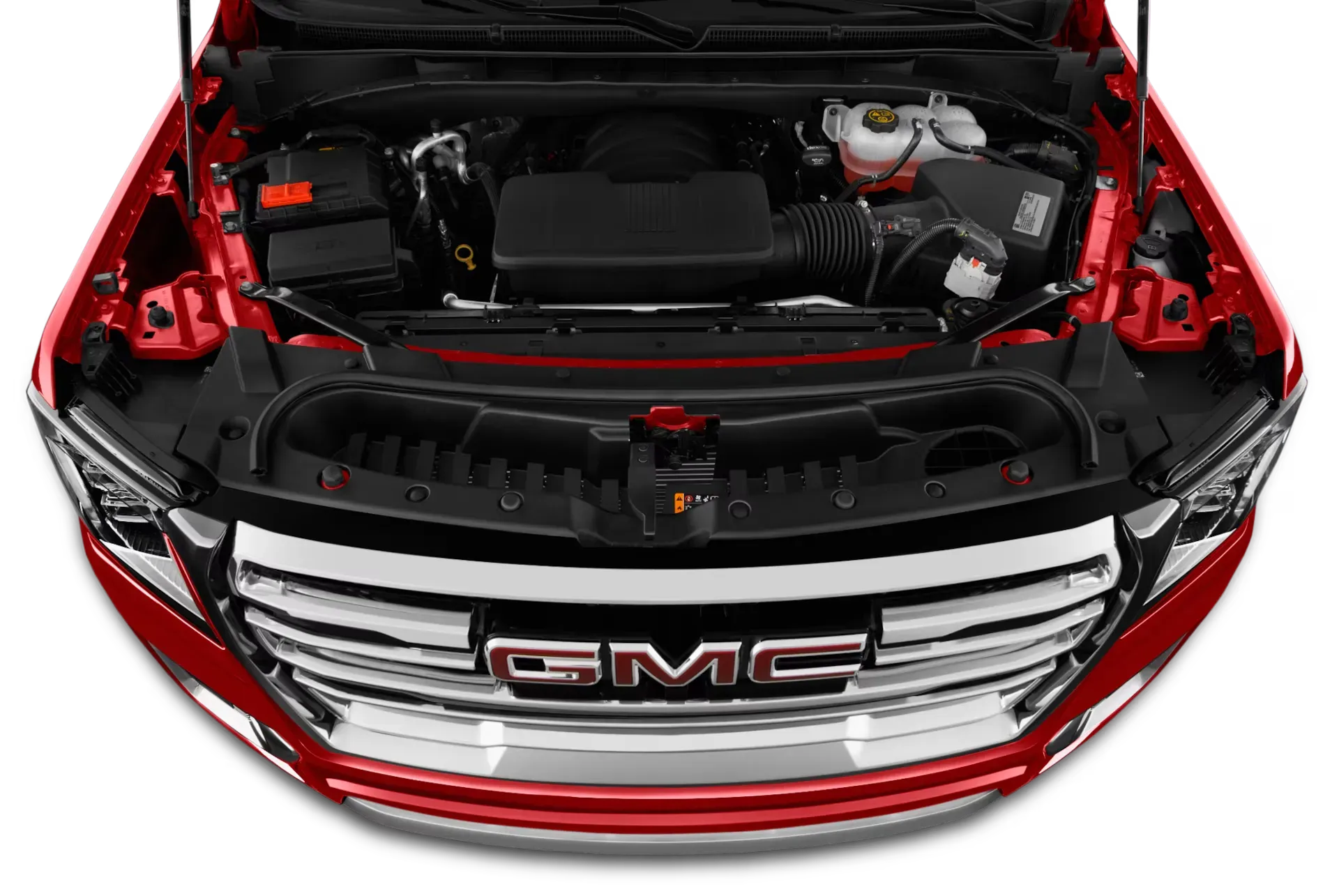 Exterior capo levantado del GMC Yukon Denali Duramax