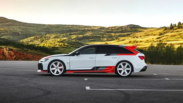 Audi RS6 Avant GT vista lateral y trasera