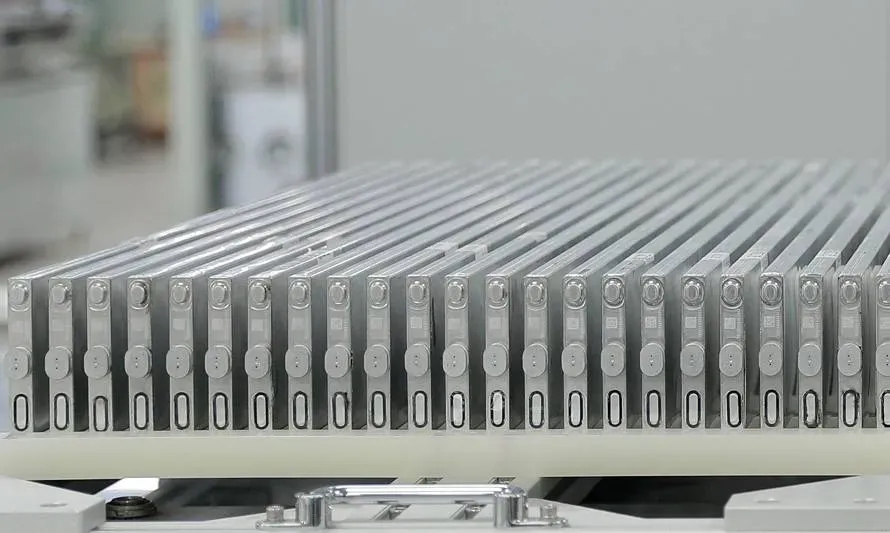 Estructura interna de la batería Blade de BYD