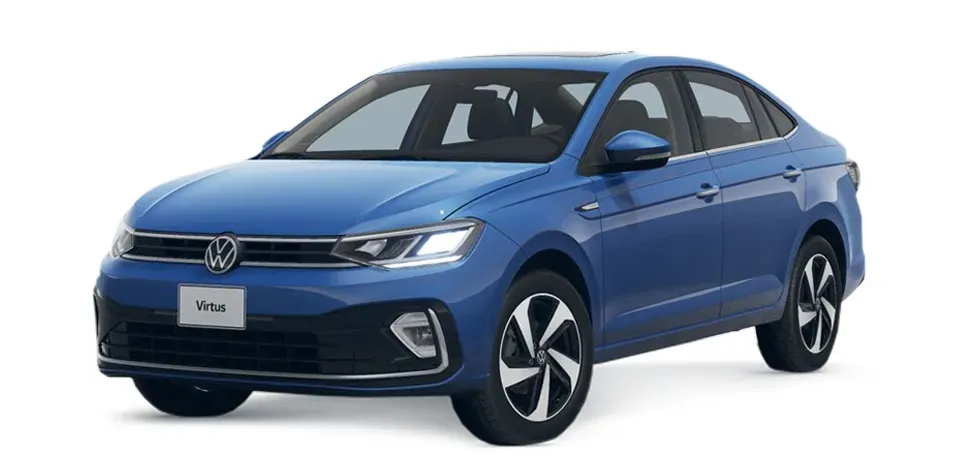 Volkswagen Virtus 2024 vista lateral y trasera