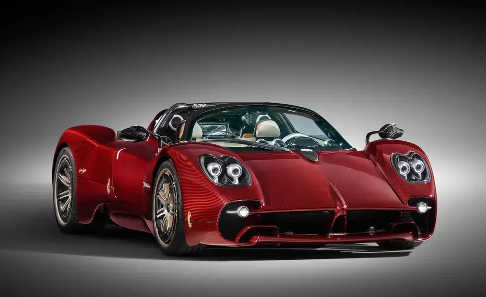 Pagani Utopia Roadster, vista frontal