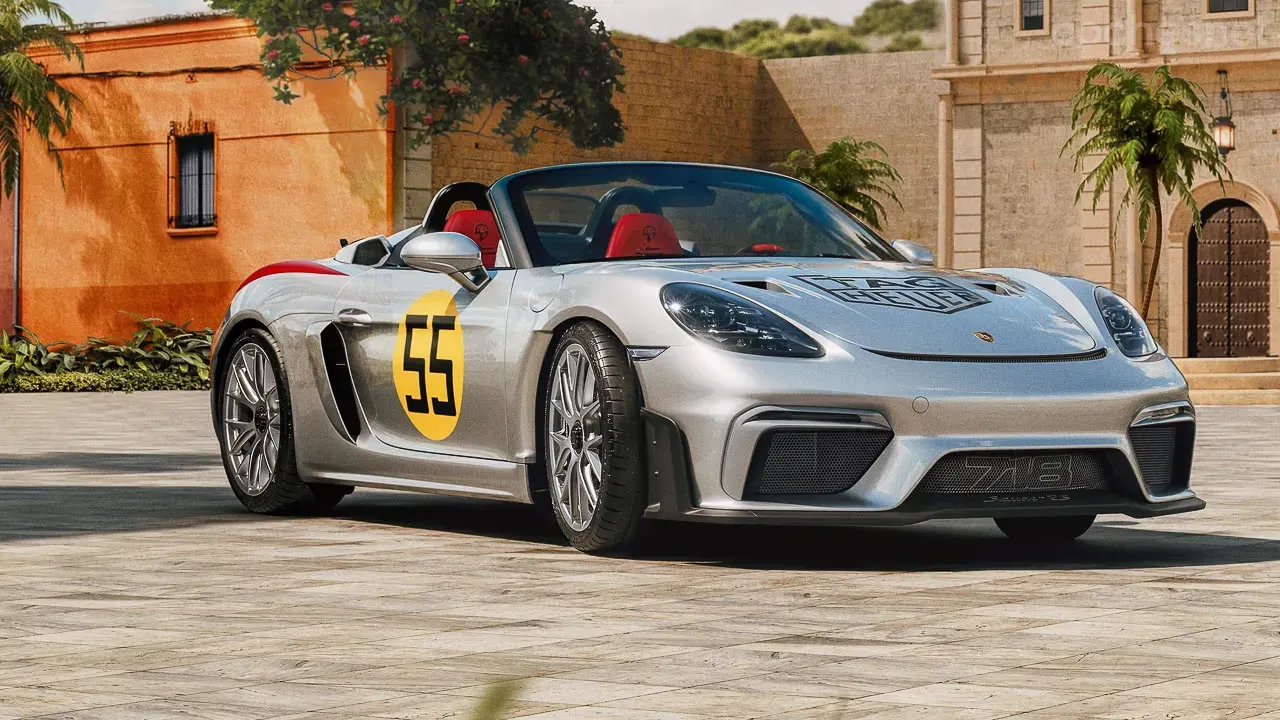 Porsche 718 Spyder RS frontal