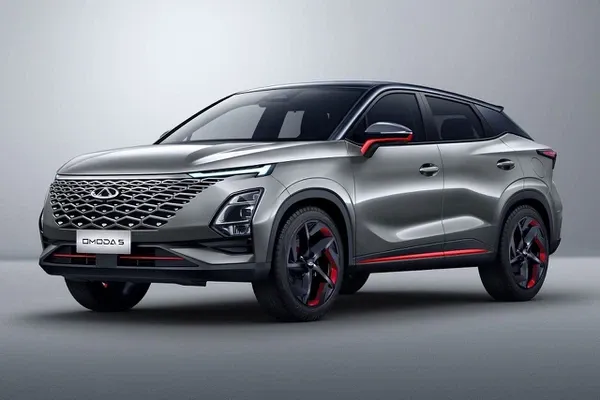 SUV Omoda C5 en exhibición