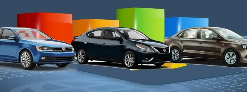 Gráfico de las marcas más buscadas en el mercado de autos seminuevos en México