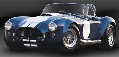 Detalle del motor y cabina de la Shelby Cobra CSX