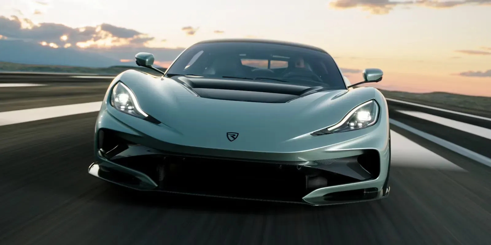 Vista trasera del Rimac Nevera R