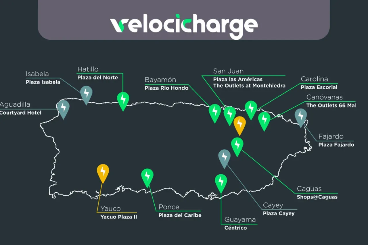 Mapa de expansión de la red Kia Charge en Europa