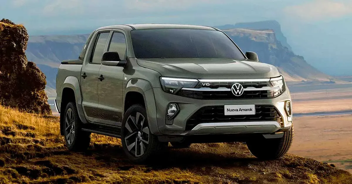 Interior del Volkswagen Amarok 2025