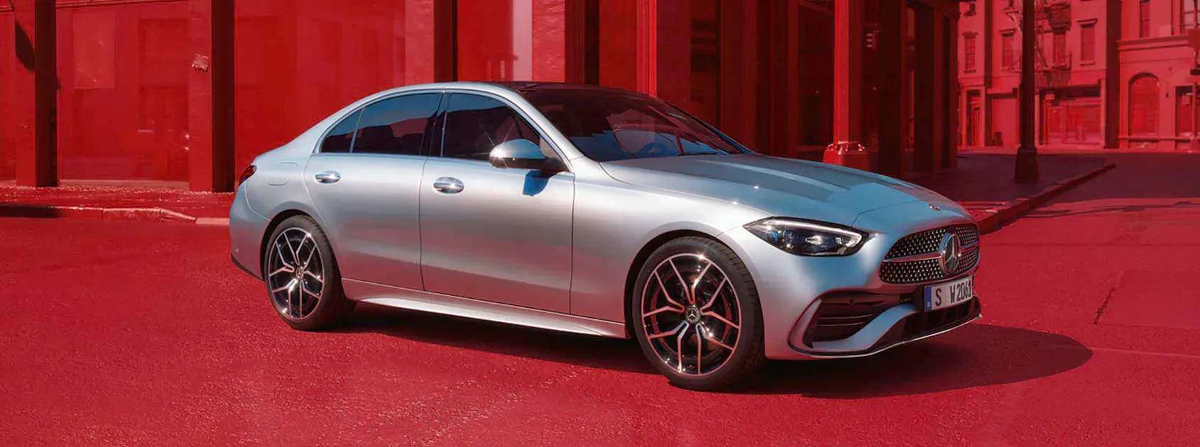 Mercedes-Benz Clase C, vista lateral