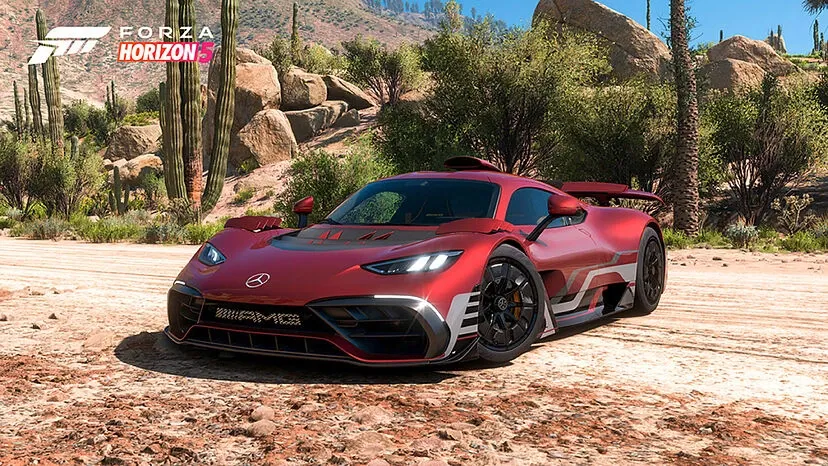 Vista trasera del Mercedes-AMG ONE con alerón desplegado