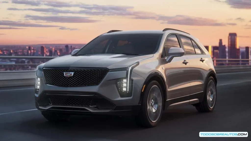 Imagen del Cadillac XT4 mostrando su diseño