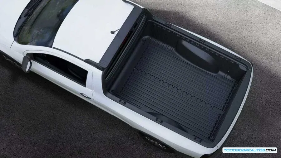 Volkswagen Saveiro Robust 2025: Diseño exterior, mostrando las líneas y detalles.