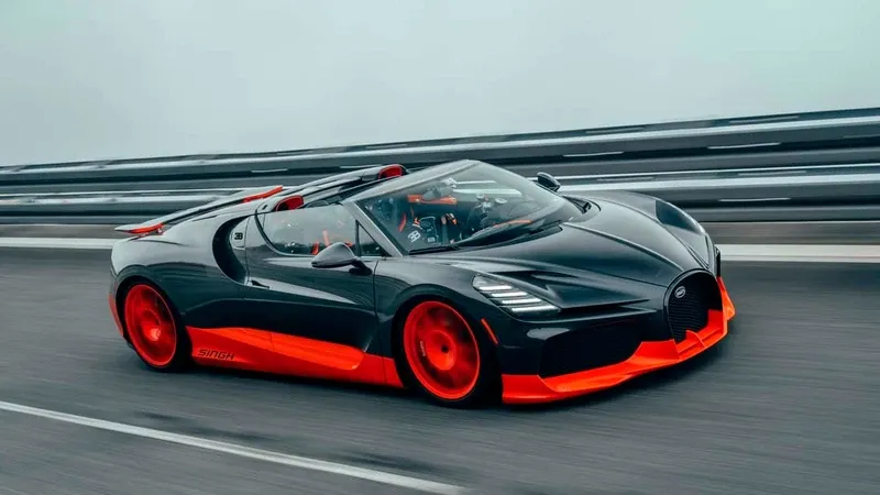 Bugatti Mistral perfil