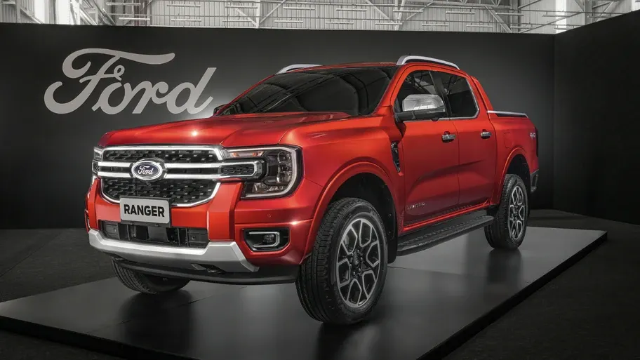 Ford Ranger 2025 perfil en entorno natural