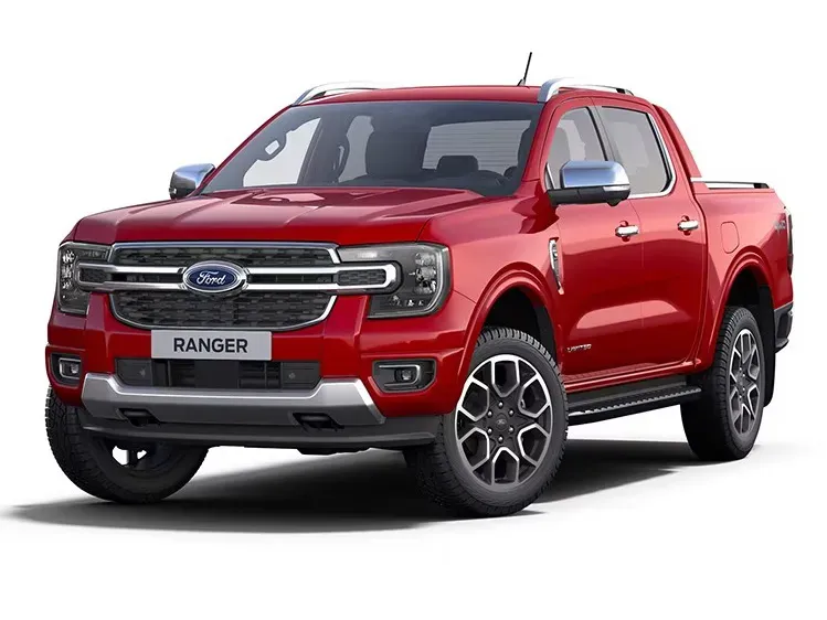 Ford Ranger 2025 frontal en carretera