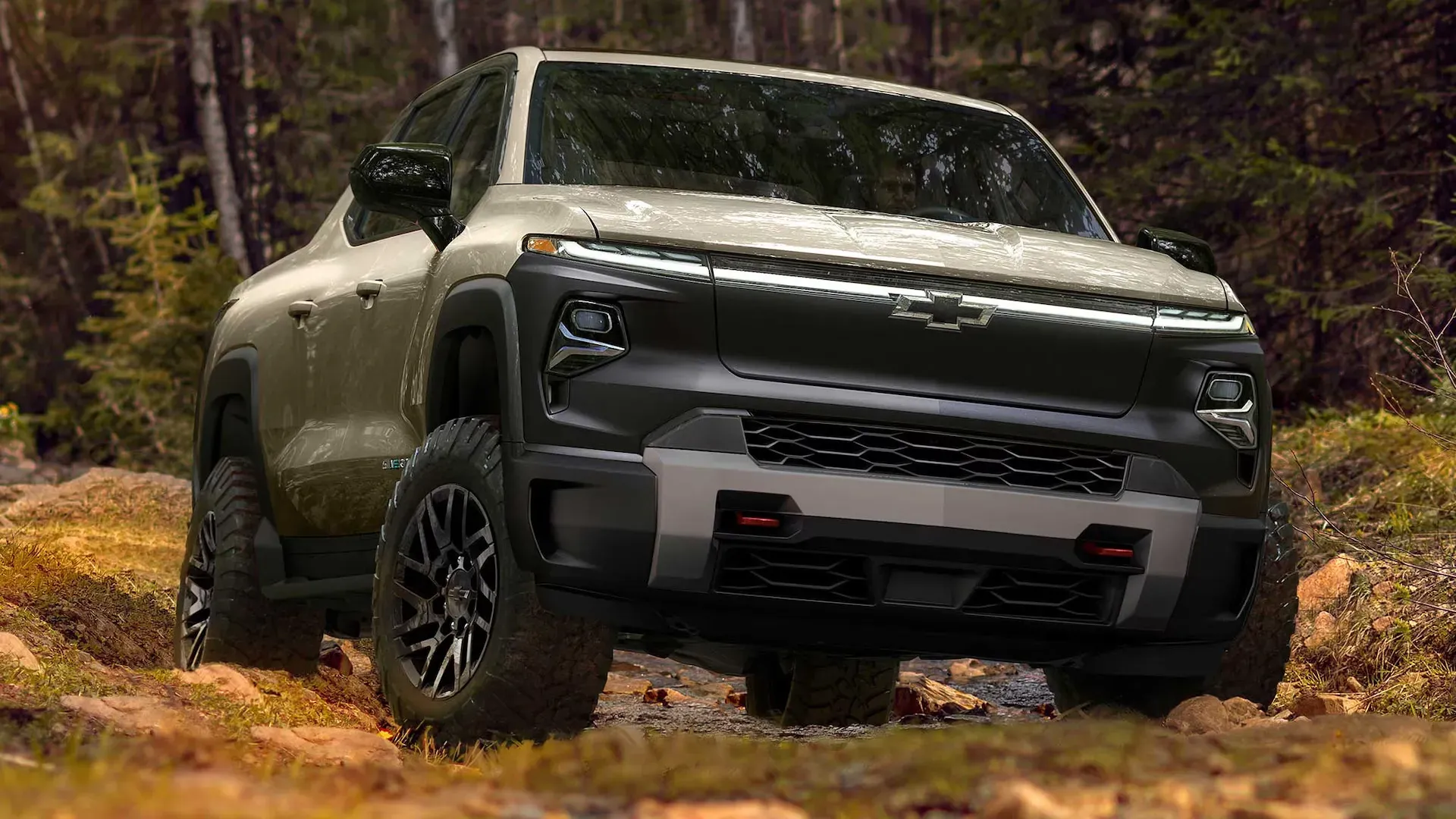 Chevy Silverado EV Trail Boss perfil