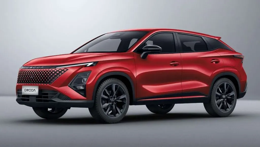 Frontal del Nuevo Omoda C5 2025