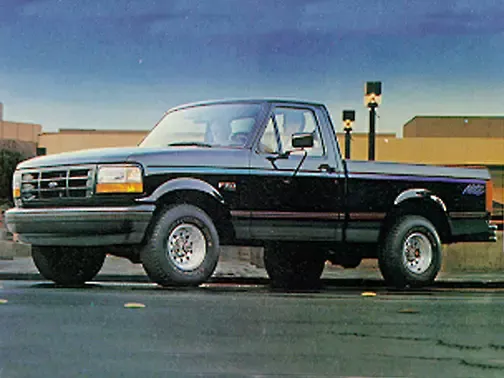 Ford F-150 1992 interior y perfil