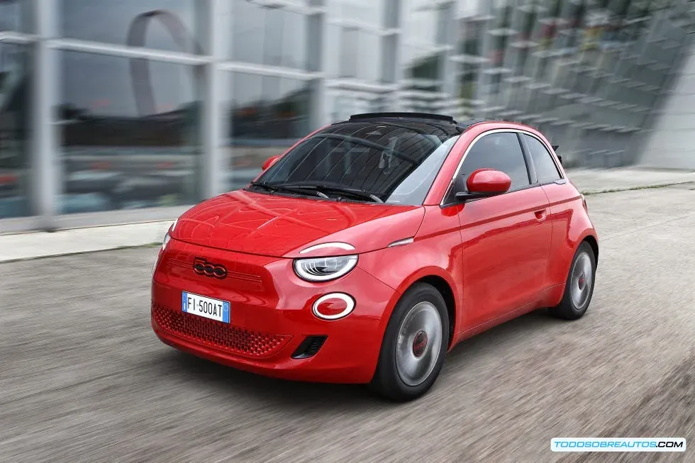 Gráfico de ventas del Fiat 500 eléctrico