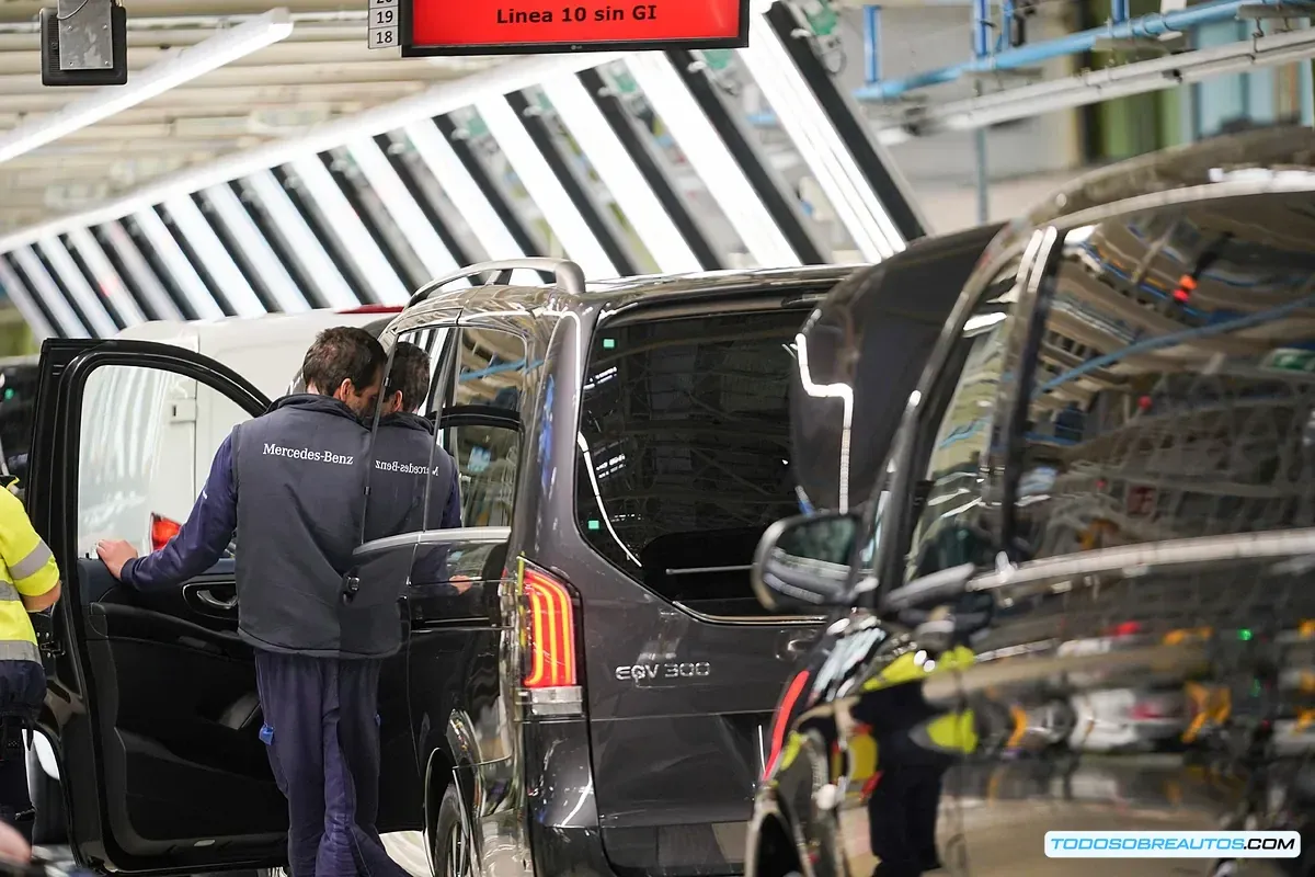 Gráfico que muestra la disminución de la producción de autos en España en 2025.