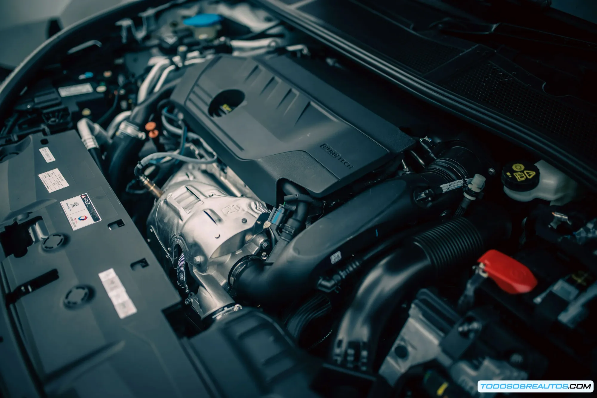 Diagrama del sistema AdBlue en un motor diésel.