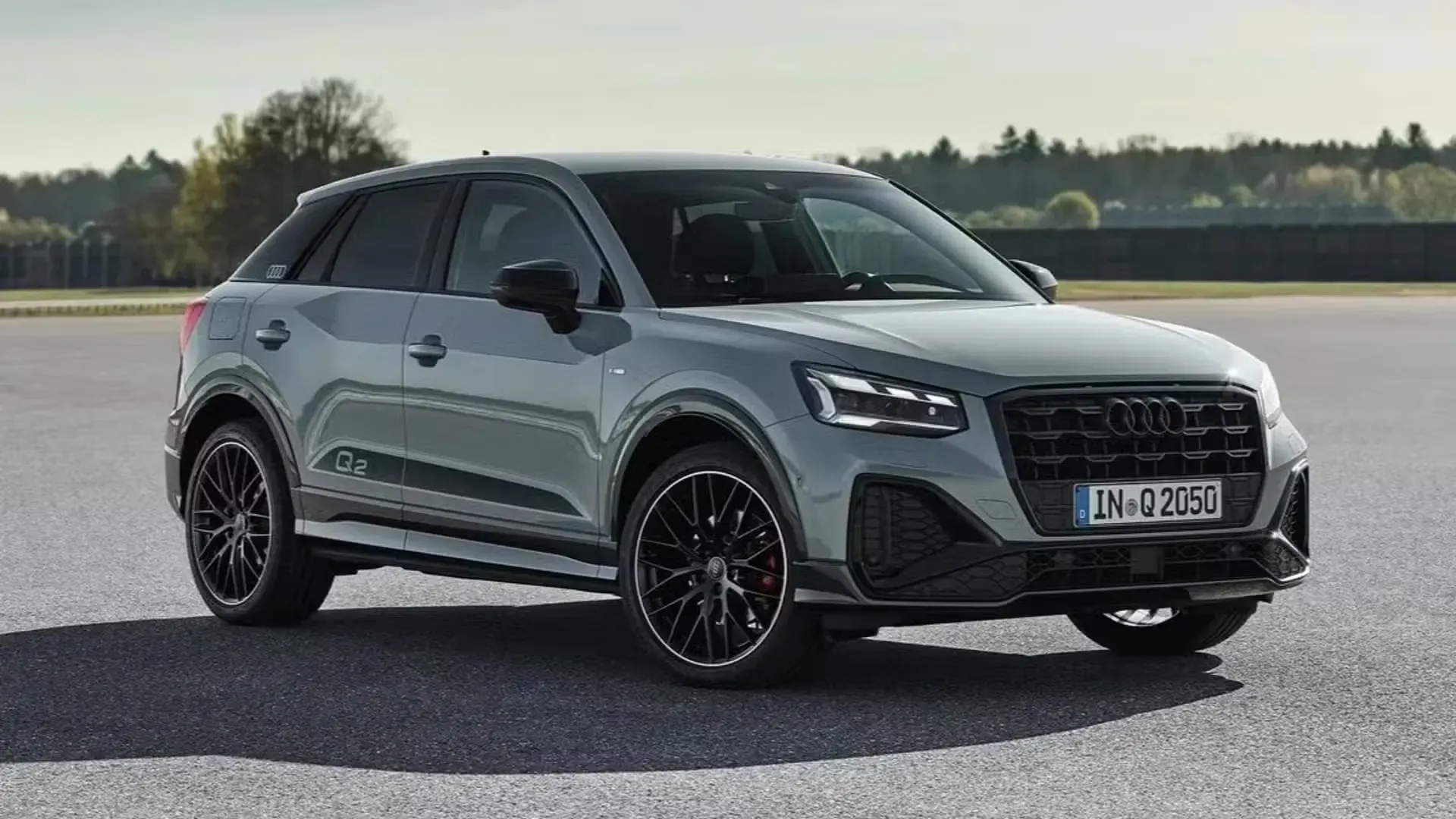 Audi Q2 e-tron 2027 diseño trasero