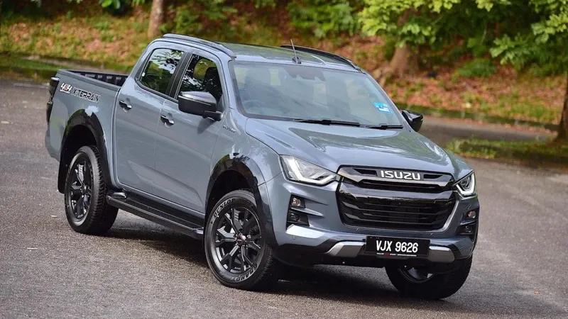 Perfil y laterales del Chevrolet D-Max 2025