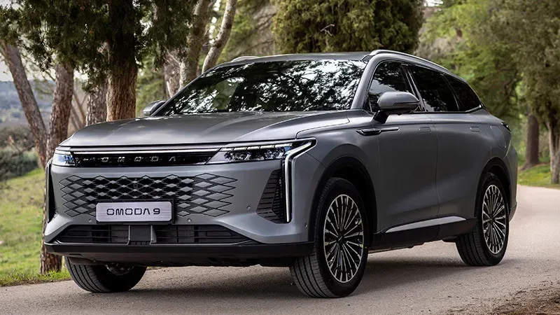 Vista lateral del Omoda 9