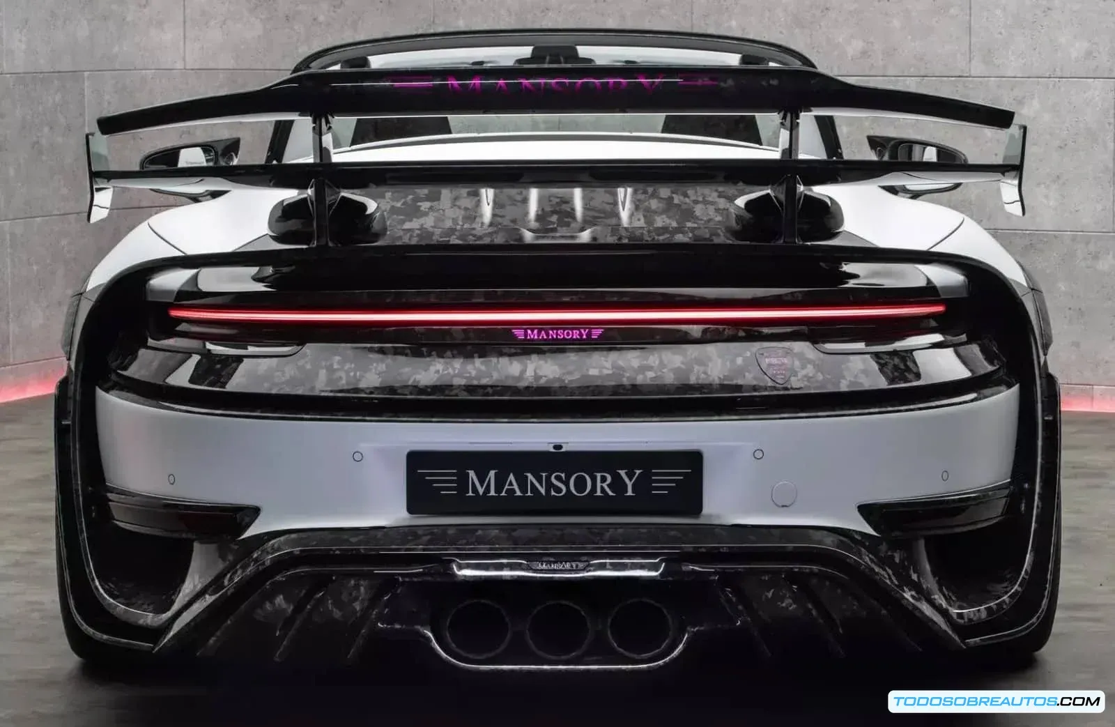 Alerón trasero del Mansory P9LM EVO 900 Cabrio
