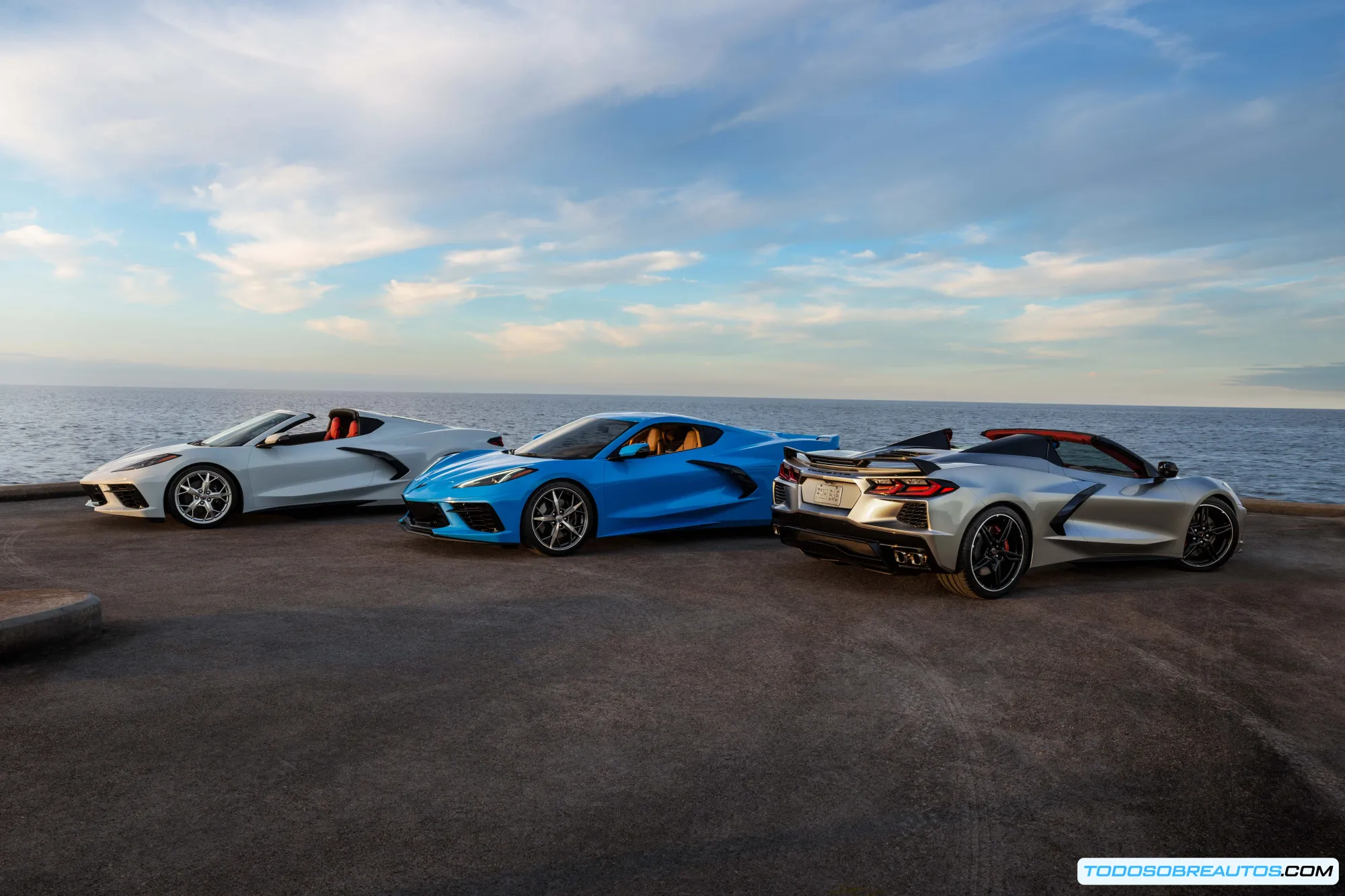 Comparativa entre un Corvette clásico y el C8.