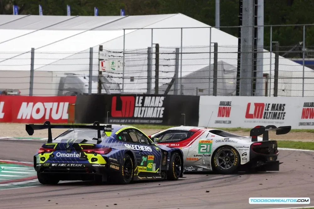 BMW M4 GT3 #46 en la carrera de las 6 Horas de Imola