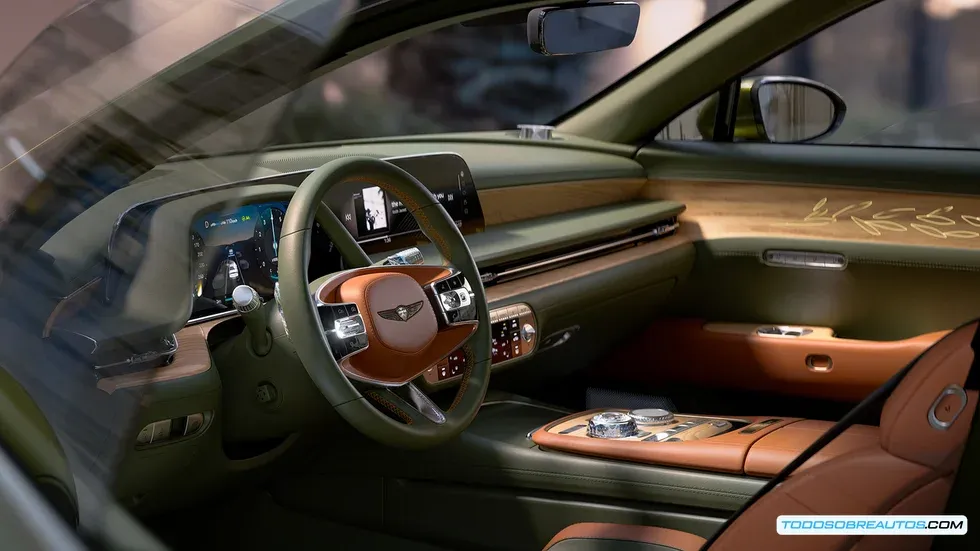 Interior del Genesis X Gran Coupé Concept