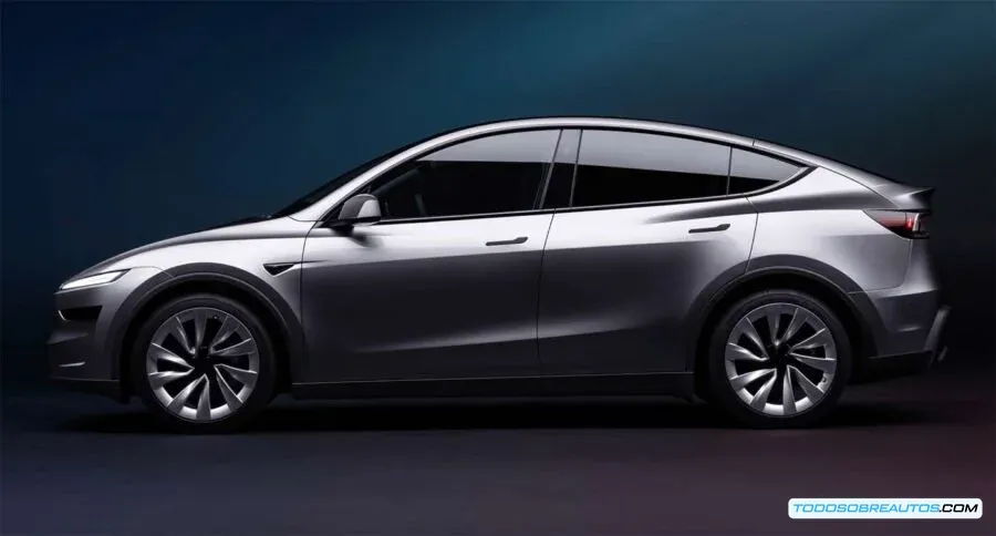 Interior minimalista y tecnológico del Tesla Model Y 2025