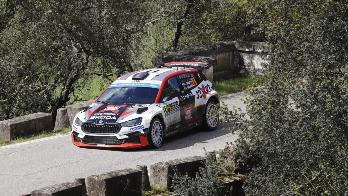 Rallye Sierra Morena 2025 - Acción en tramo especial