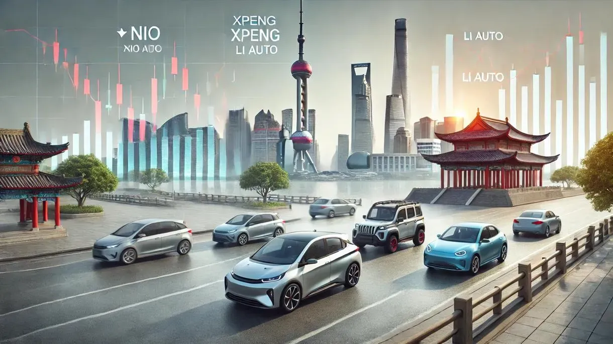 Panorama competitivo de los vehículos eléctricos chinos con enfoque en NIO, Xpeng y Li Auto