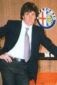 Andrea de Cesaris en su Alfa Romeo